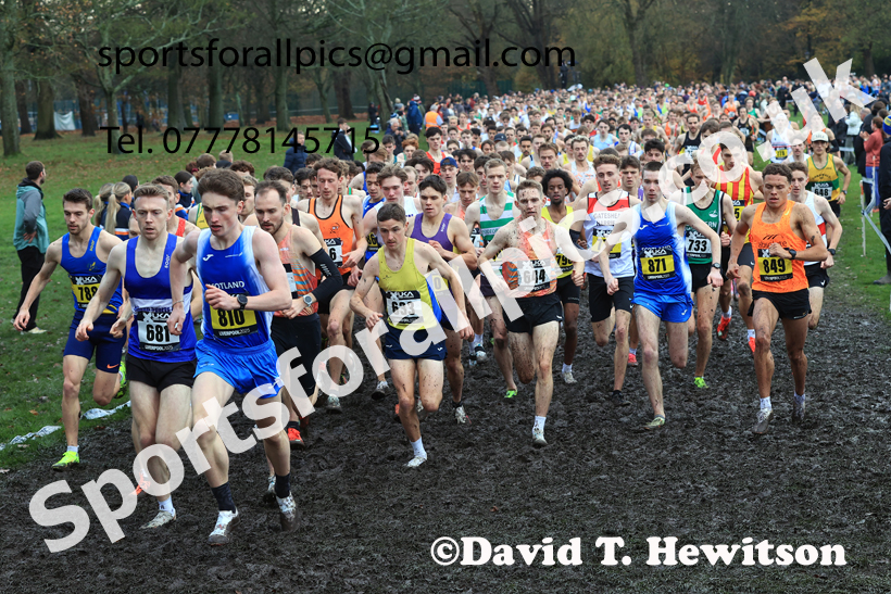 Senior Mens and Under-23s 2025 Liverpool Cross Challenge, Sefton Park, Saturday, November 22th. Photo: David T. Hewitson/Sports for All Pics